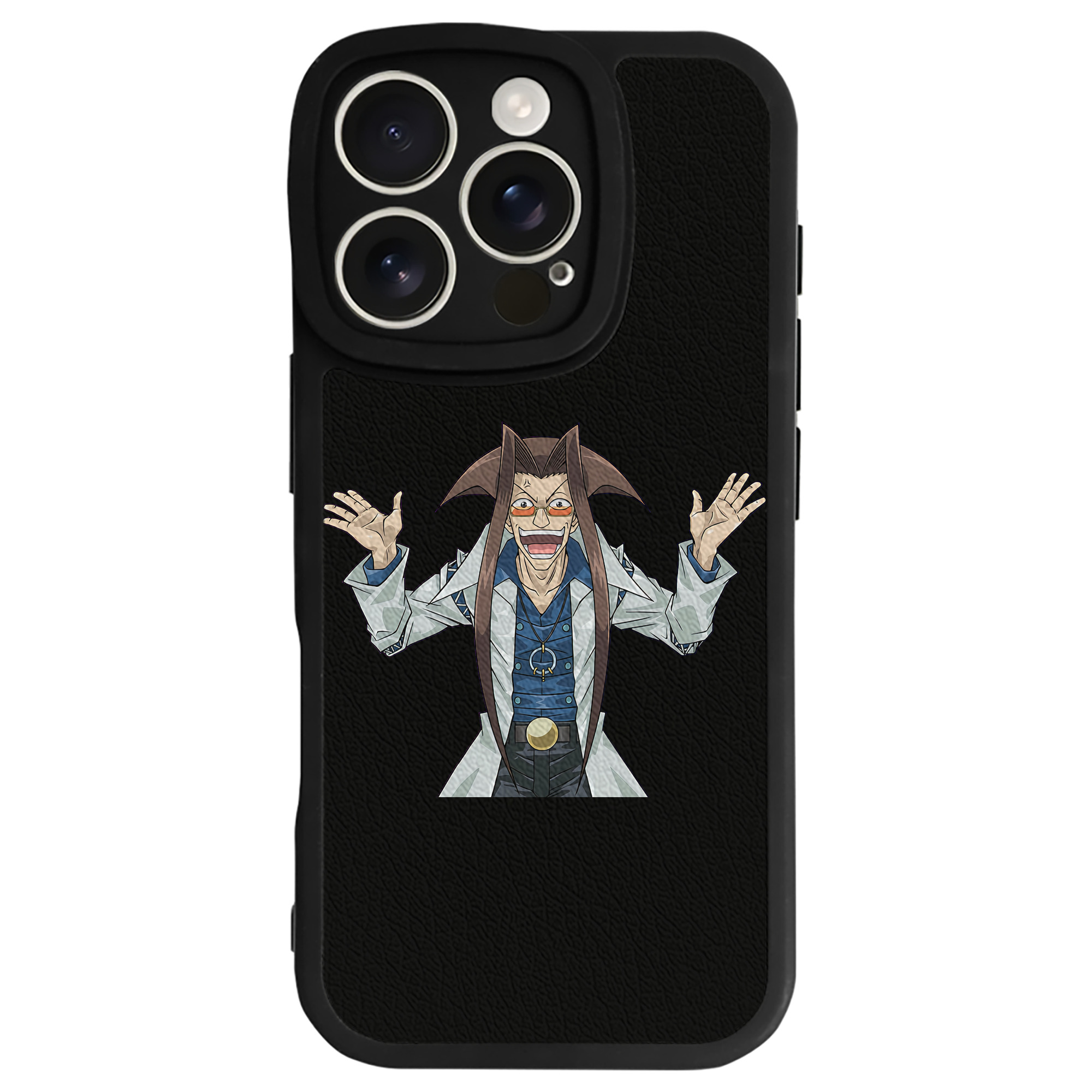 遊☆戯☆王 Yu-Gi-Oh! 【iPhone 16シリーズ対応】シリコンスマホケース（レザー調） 材質：シリコン